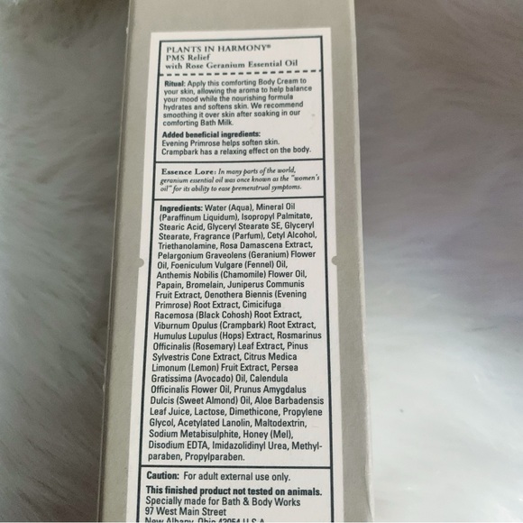 Bath & Body Works PMS Relief Aromatherapy Essential Oil Body Cream - Picture 6 of 8